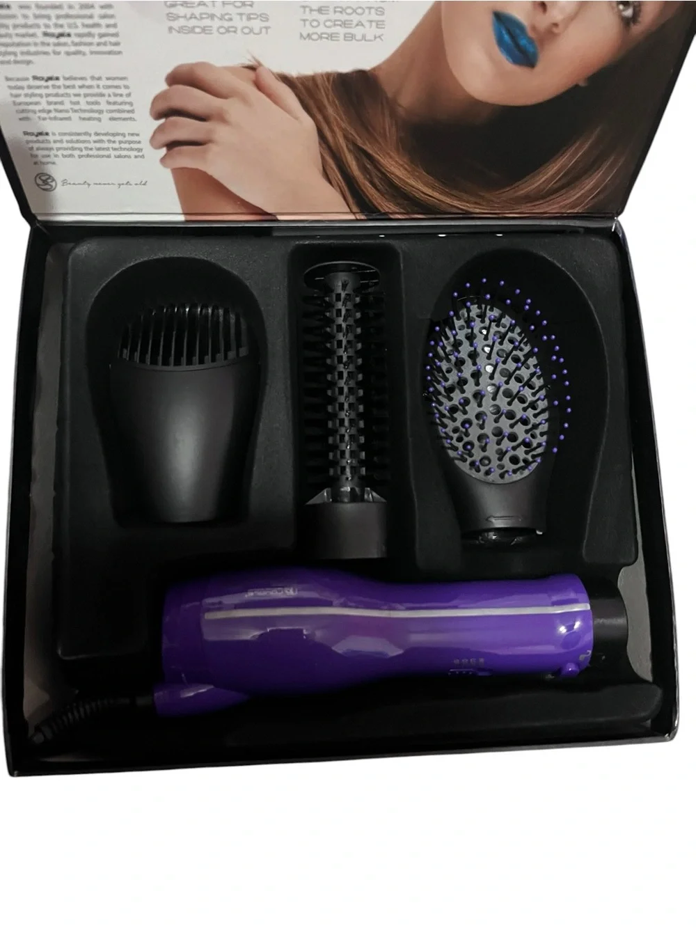 Royale 4-in-1 Dryer Styler – Purple Limited Edition